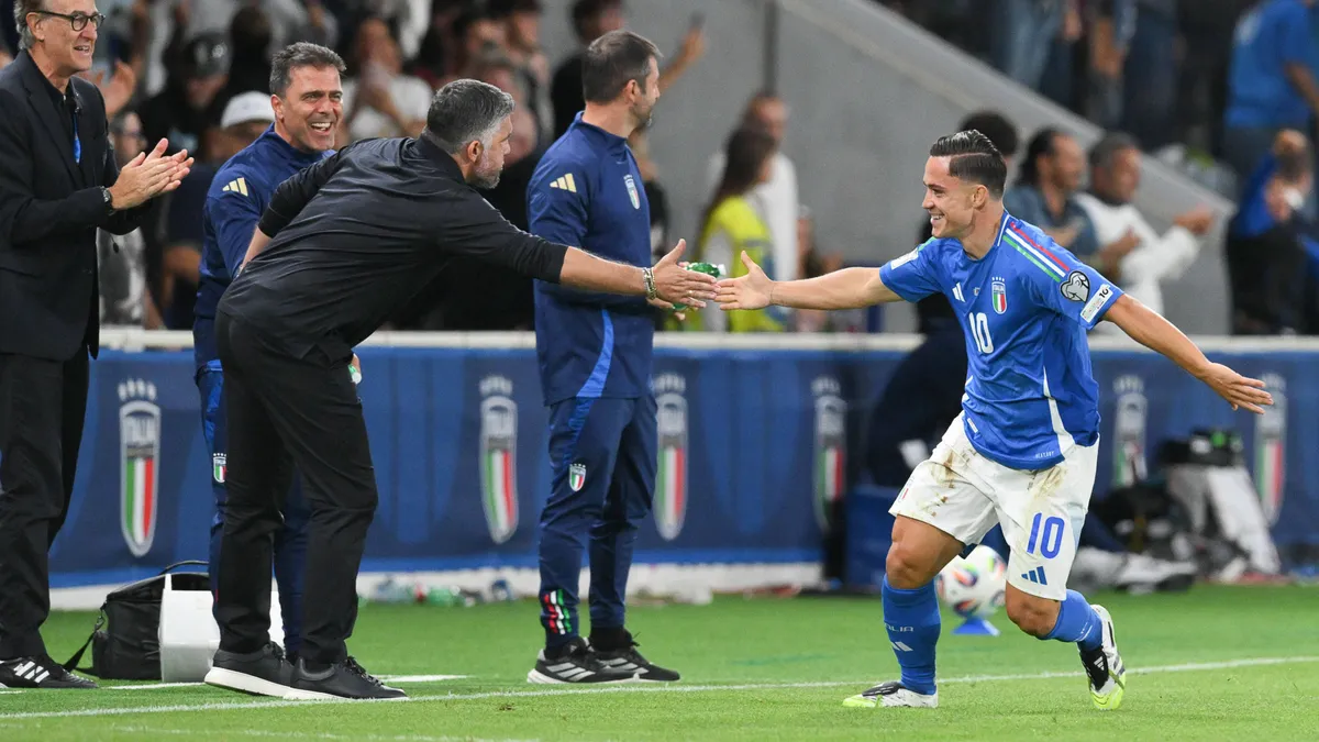 A második félidőben jöttek a gólok, Gattuso fölényes sikerrel mutatkozott be az olasz válogatott élén