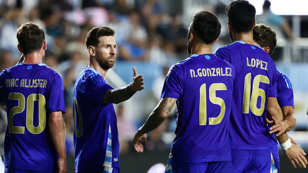 Messi két gólpasszt adott, Argentína parádézott Floridában – videó