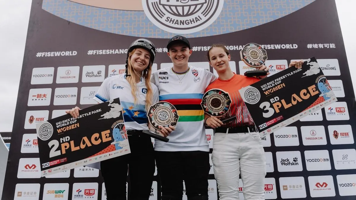 A BMX-es Molnár Noémi harmadik a sanghaji világkupán