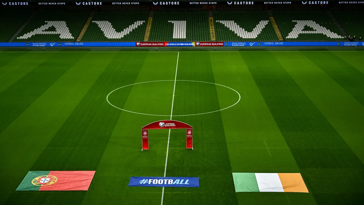 Vb-selejtező: Írország–Portugália