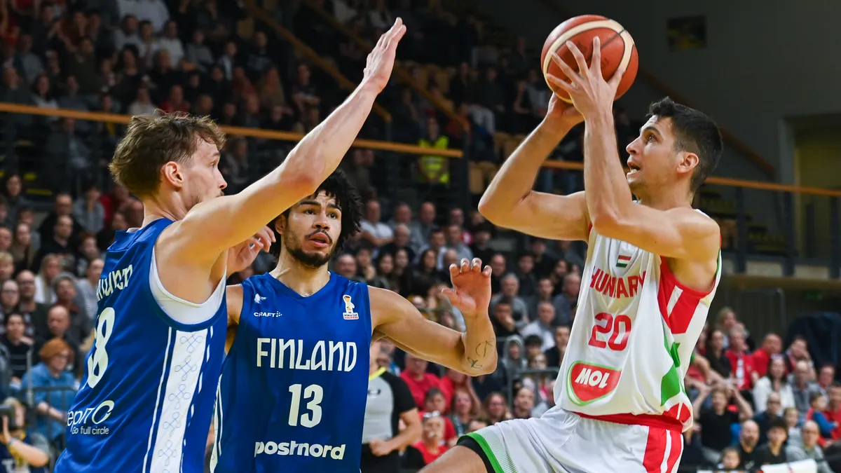 Fantasztikus rajt, legyőztük az Eb-elődöntős finneket a kosárlabda-vb-selejtezőben