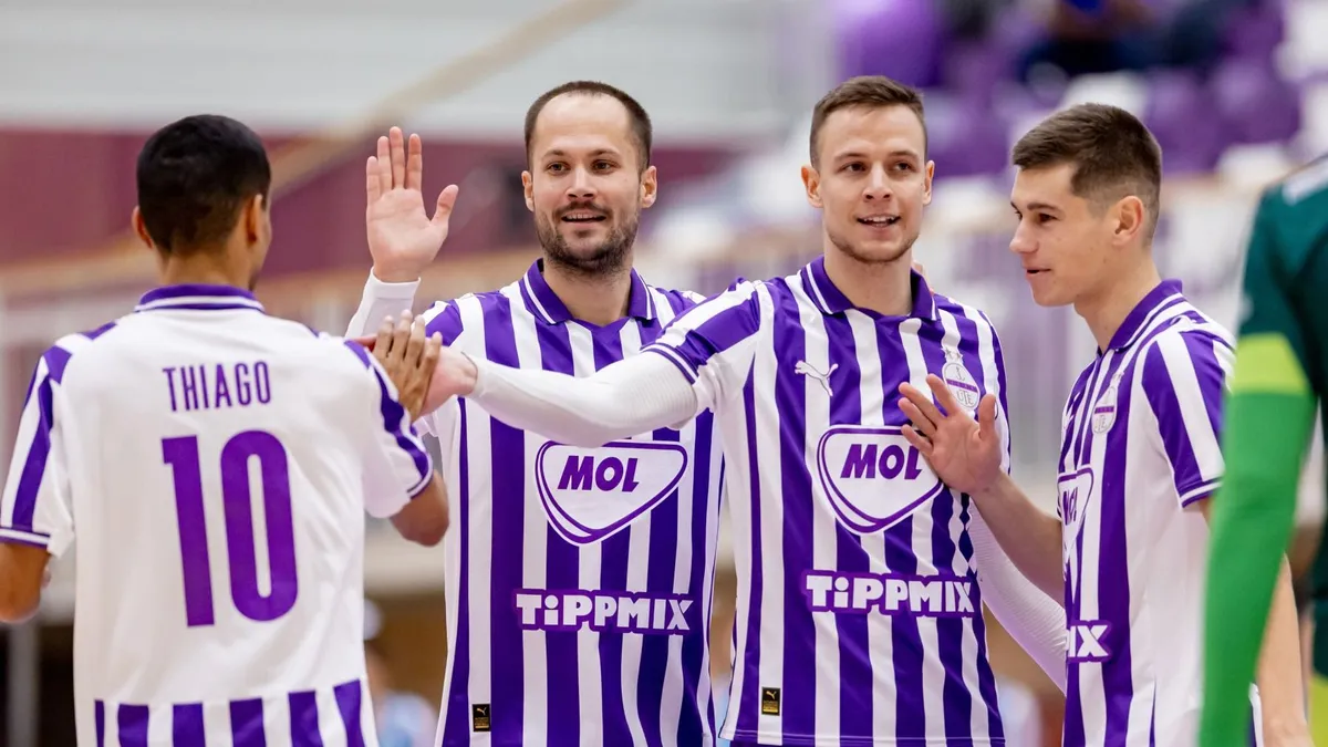 A Nyíregyháza kilenc, az Újpest tíz gólt rúgva győzött a futsal NB I-ben