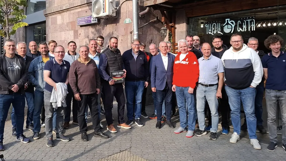 Vb-selejtező: az MSÚSZ megtartotta a tudósítók ebédjét Jerevánban