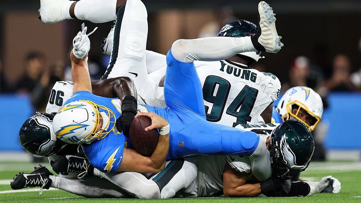 Hosszabbítás után szenvedte el sorozatbeli harmadik vereségét a címvédő Philadelphia Eagles – videó