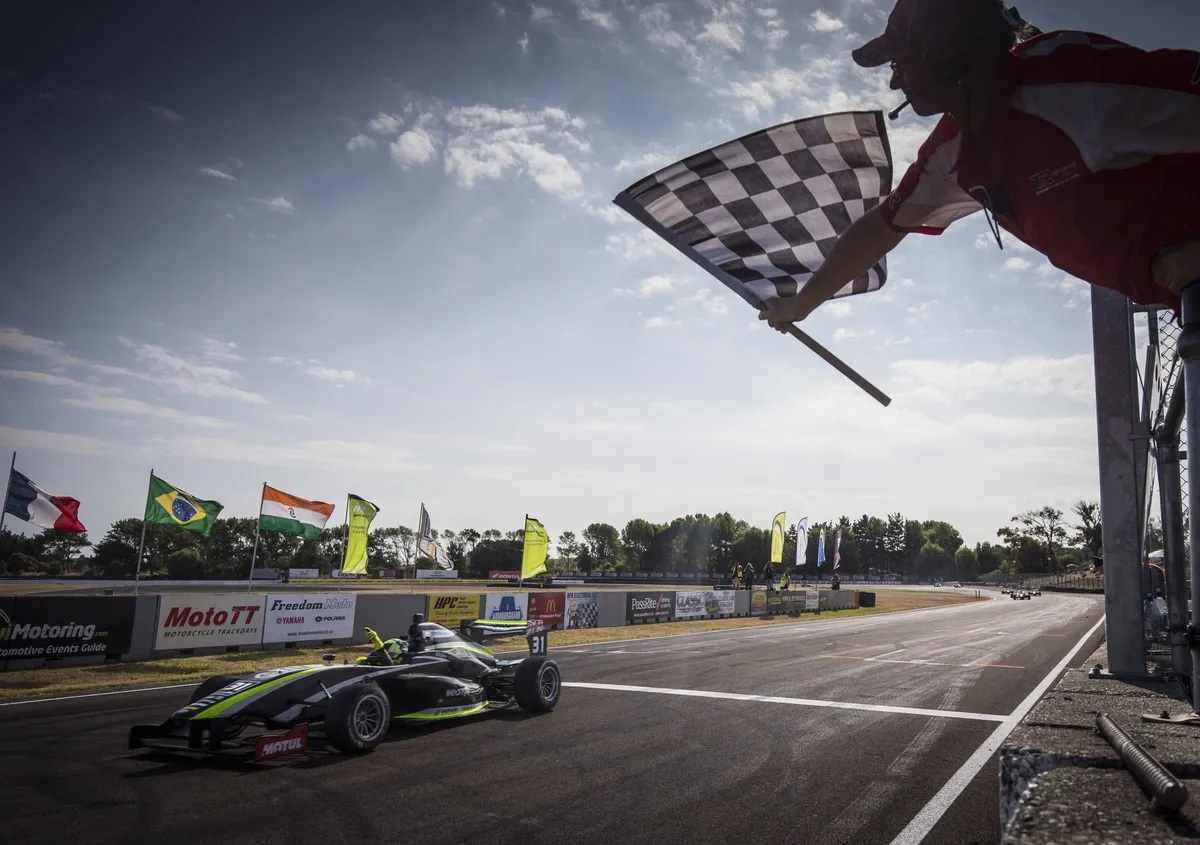 14 02 2016 Fielding New Zealand Lando Norris GBR wins the NZ Grand Prix Toyota Racing Series