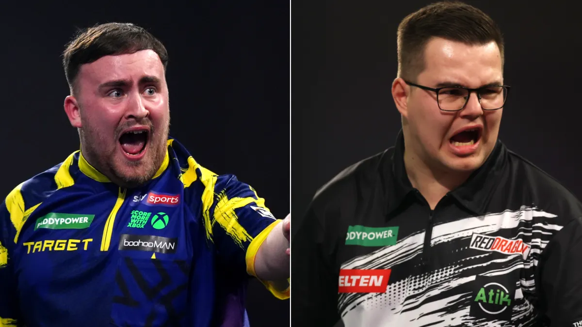 Luke Littler–Gian van Veen a darts-vb döntőjében