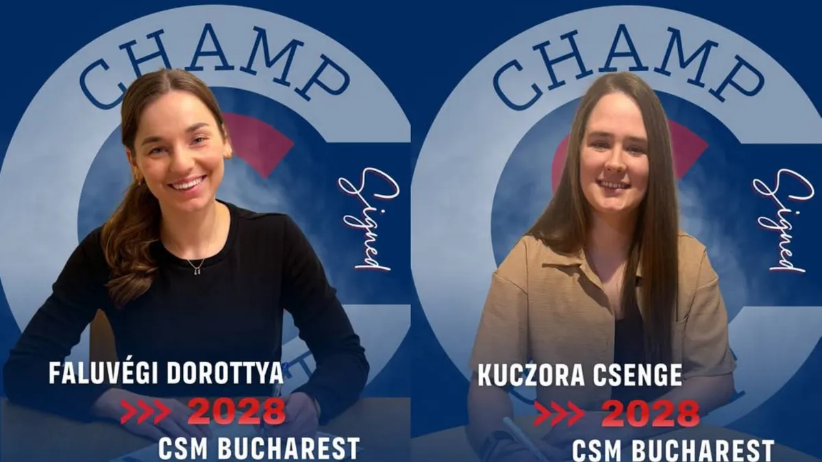 Faluvégi Dorottya és Kuczora Csenge a CSM Bucuresti-be szerződött