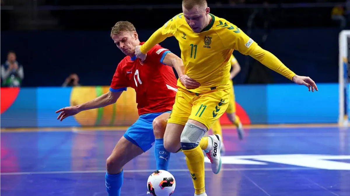 Drámai meccsen játszott döntetlent Litvánia és Csehország a futsal Eb-n