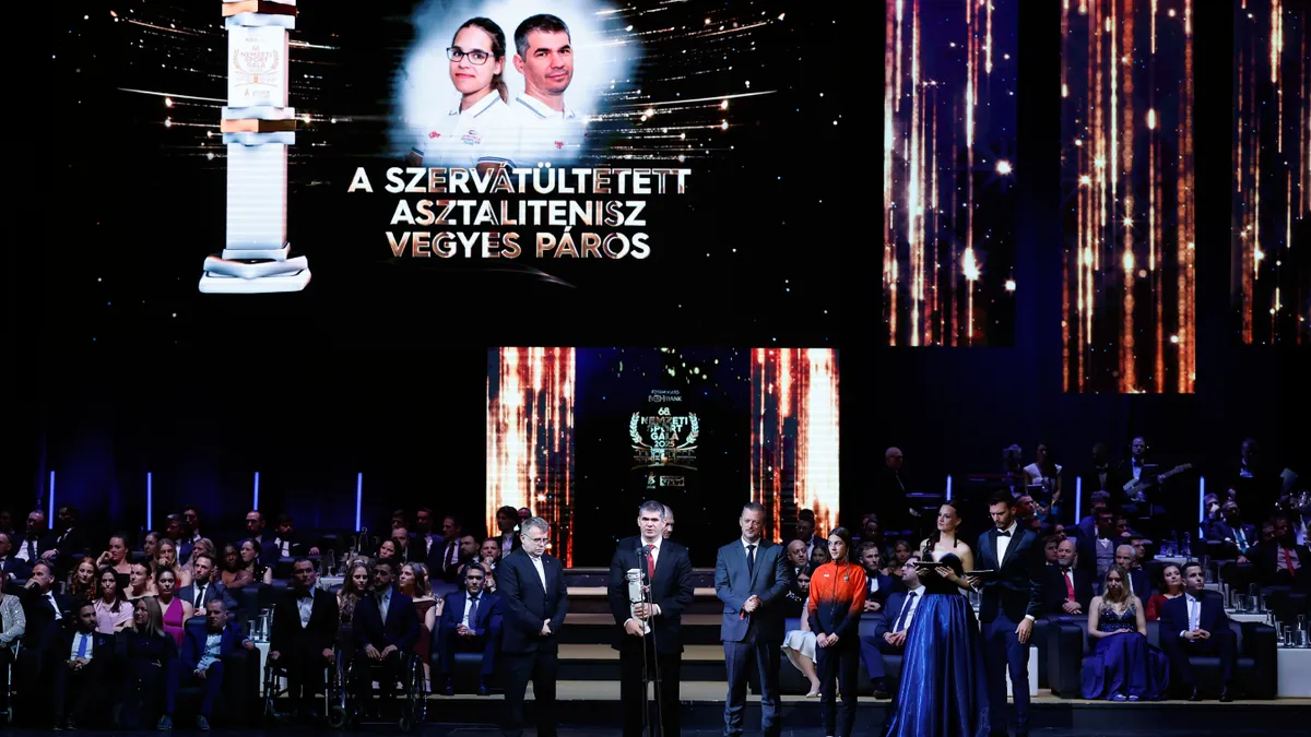 Nemzeti Sport Gála: a szervátültetett asztalitenisz vegyes páros lett az év fogyatékos csapata