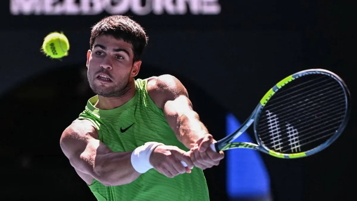 Australian Open: Alcaraz a második meccsén sem vesztett játszmát