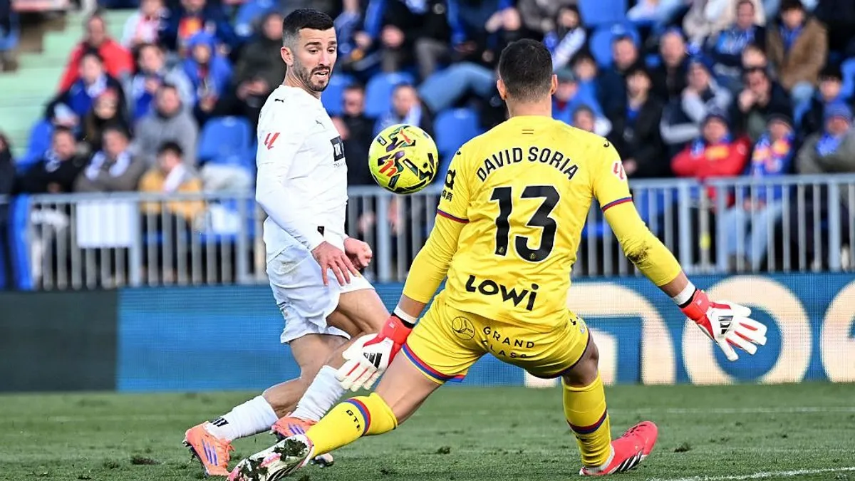Gayá emelése fontos győzelmet ért a Valenciának a Getafe vendégeként