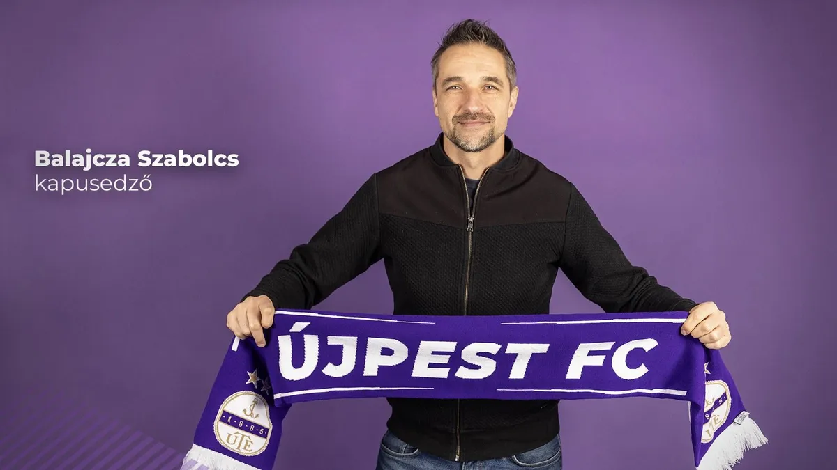 NB I: Balajcza Szabolcs visszatért az Újpest FC-hez – hivatalos