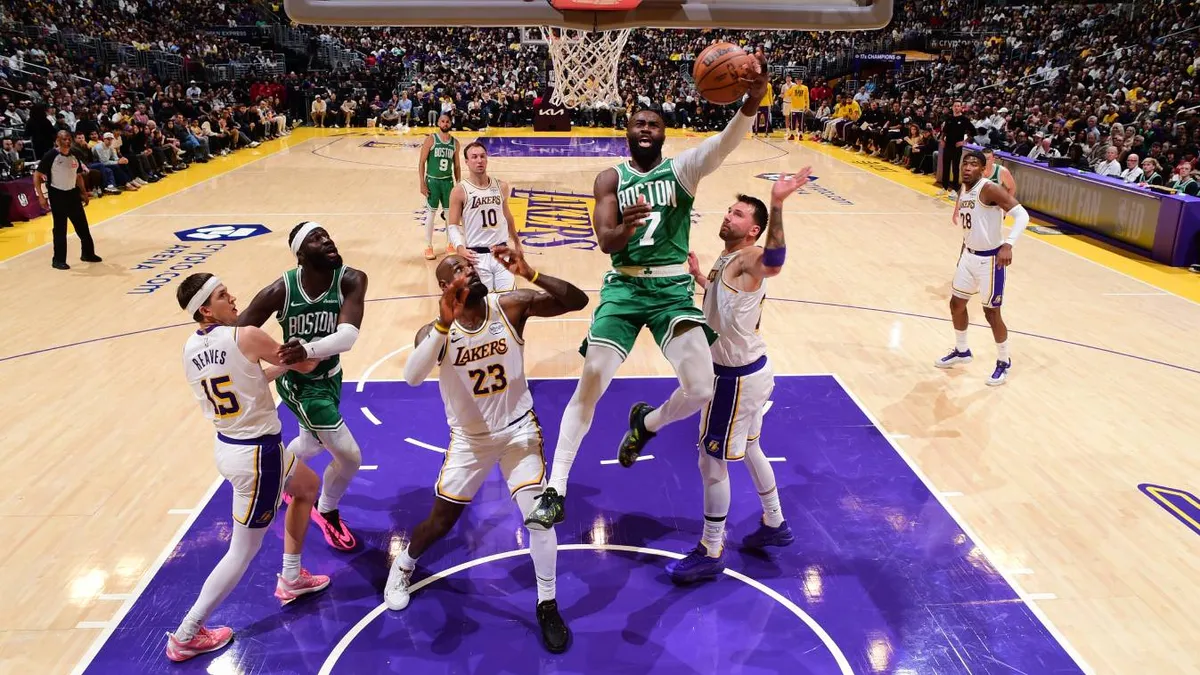 Ünnepelt a Lakers, de az örök rivális Boston nem volt tekintettel az NBA-legendára