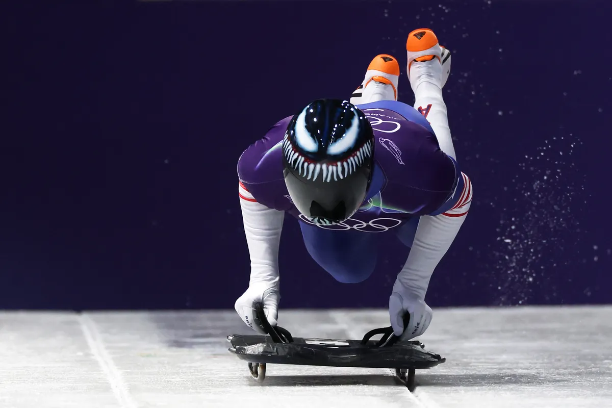 Skeleton Training - Milano Cortina 2026 Winter Olympics: Day 4