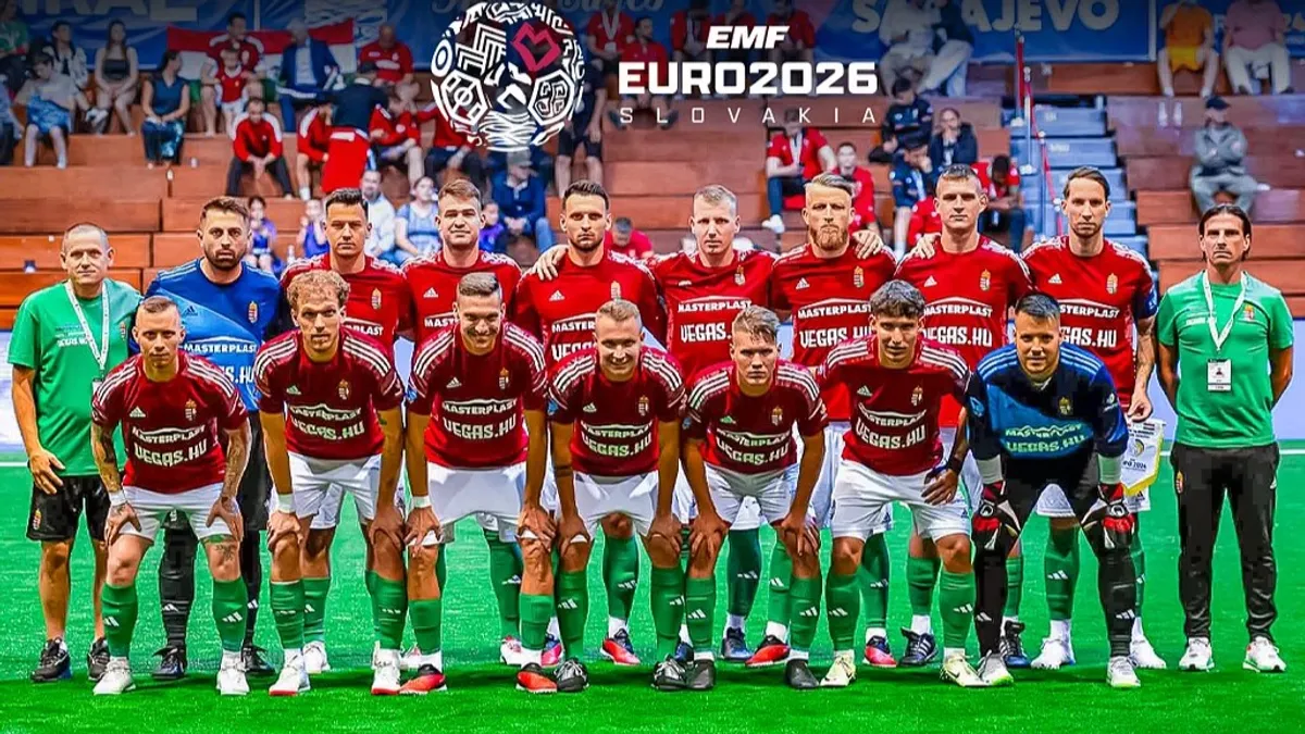 Minifutball Eb: az Eb-bronzérmes kazahokkal egy csoportban a magyarok