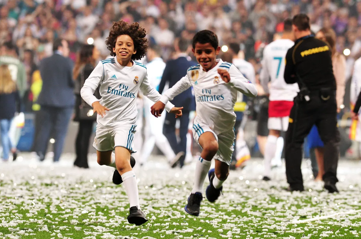 Real Madrid Celebrate After Victory In The Champions League Final