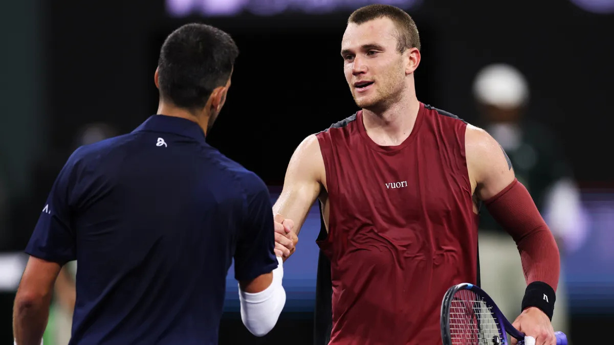 Indian Wells: Jack Draper döntő szettes meccsen győzte le Novak Djokovicsot
