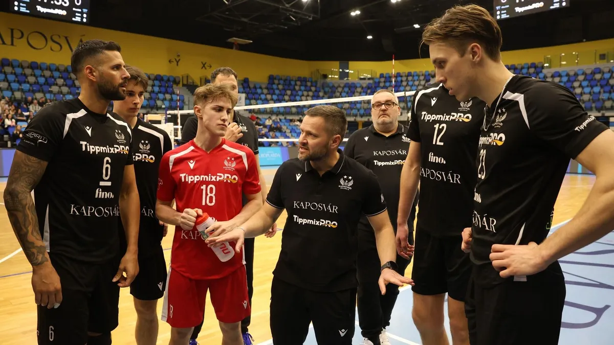 Férfi röplabda Extraliga: két évvel hosszabbított a Kaposvár vezetőedzője