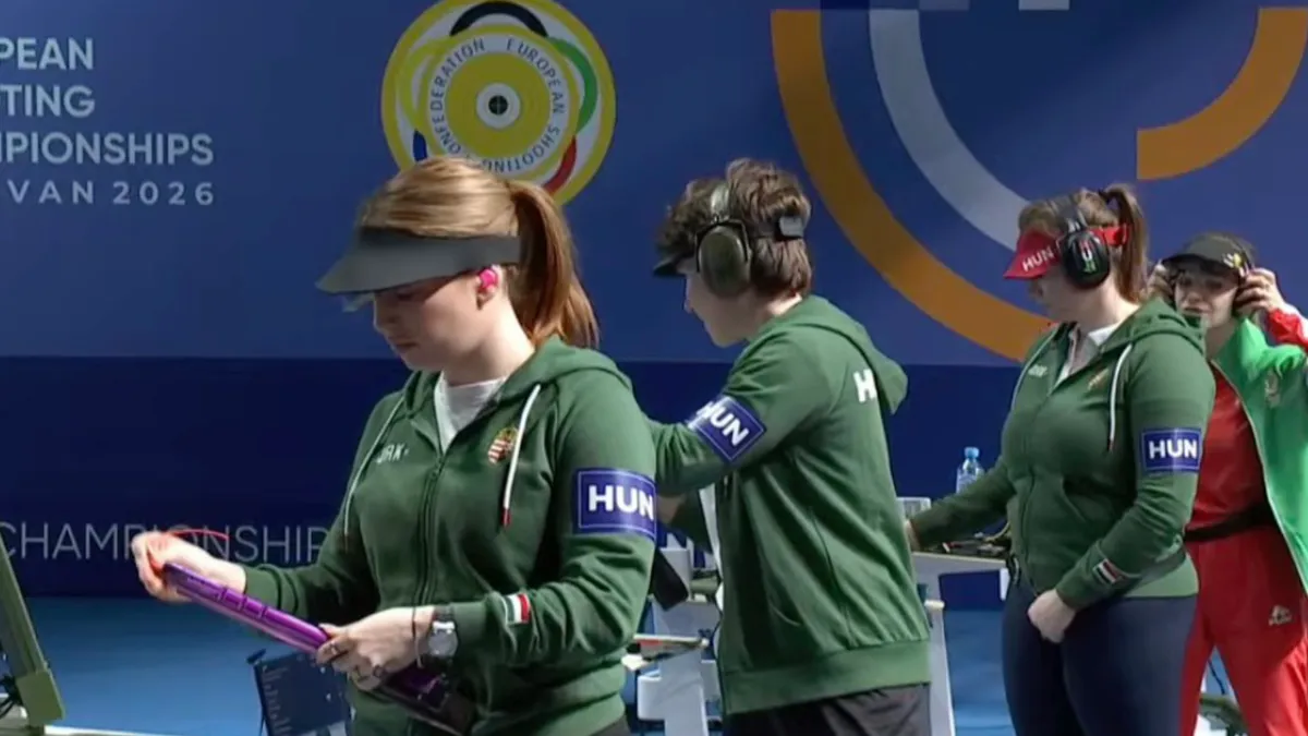 Győzött a magyar női pisztolyos csapat a trióban, Major ötödik aranyát nyerte a légfegyveres Eb-n