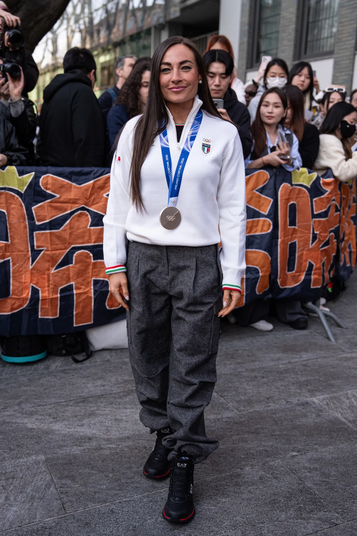 Celebrity Sightings - Day 3 - Milan Fashion Week - Womenswear Fall/Winter 2026/2027