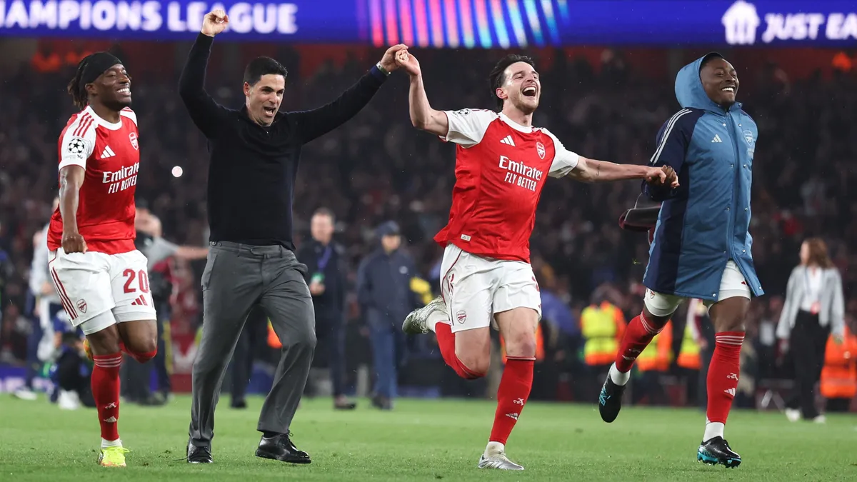 Arsenal 20 év után BL-döntőben: Gyökeres és társai Budapestre utaznak
