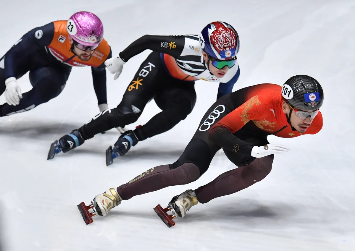 (SP)THE NETHERLANDS-ROTTERDAM-ISU-WORLD SHORT TRACK SPEED SKATING CHAMPIONSHIPS- MEN'S 5000M RELAY
