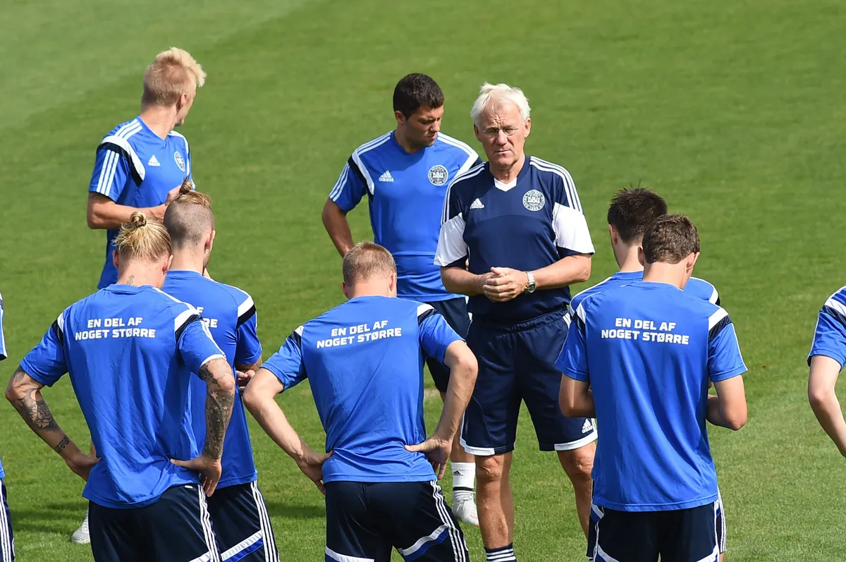 Denmark training session in Yerevan