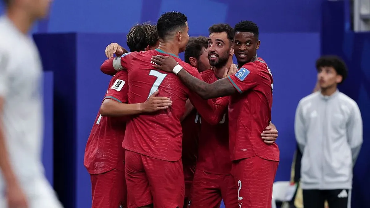Portugália 5–0-ra megverte Üzbegisztánt