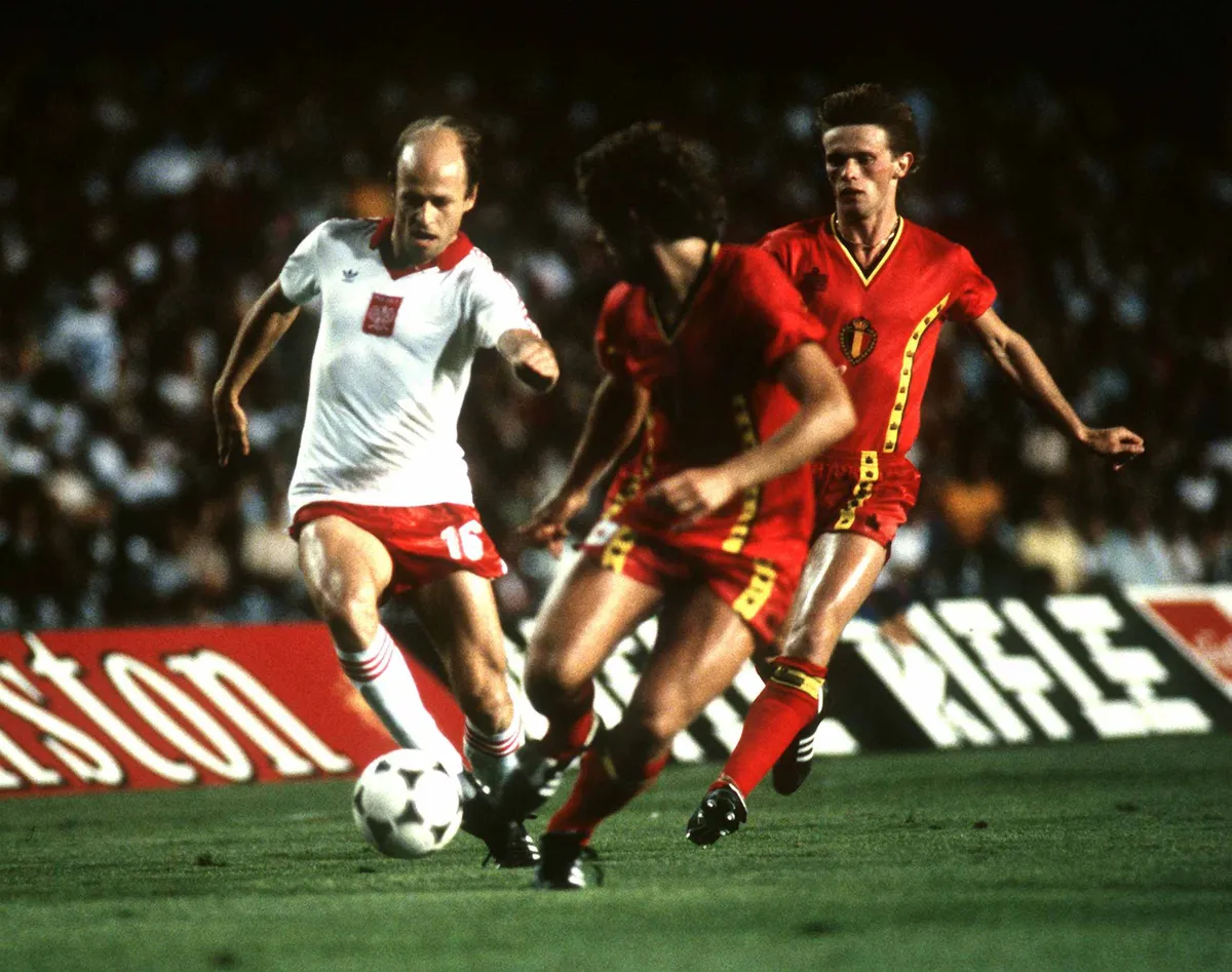 Poland V Belgium Second Round Group Match During The 1982 World Cup