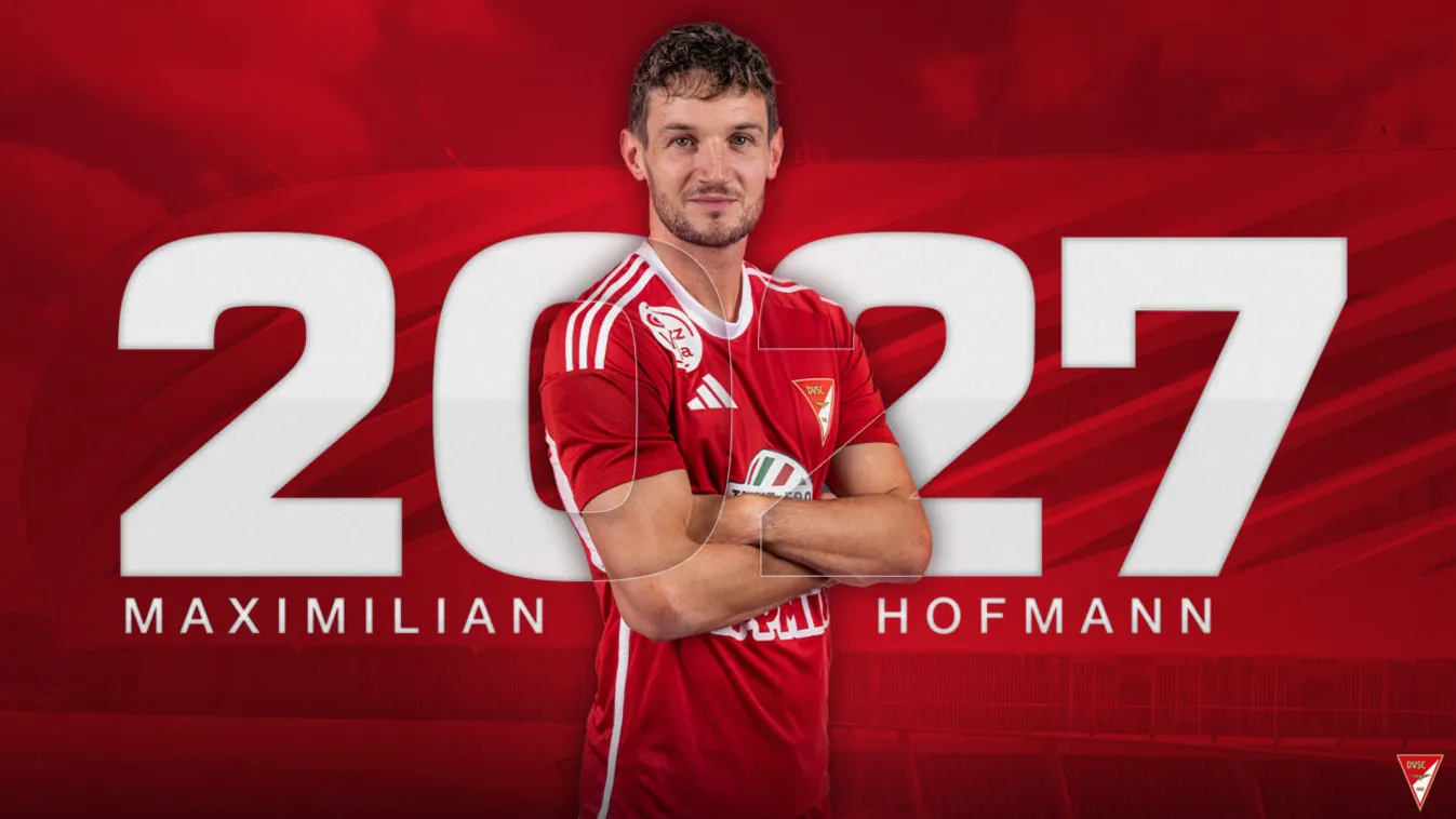 Újabb egy évig a Loki-mezben Maximilian Hofmann (Fotó: DVSC.hu)