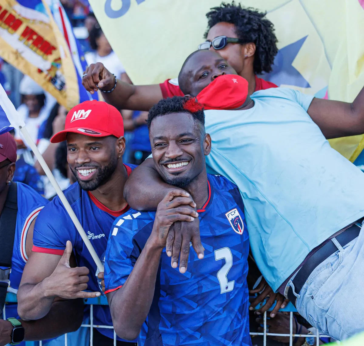 international friendly game between teams of Cape Verde and Servia at Estádio do Restelo