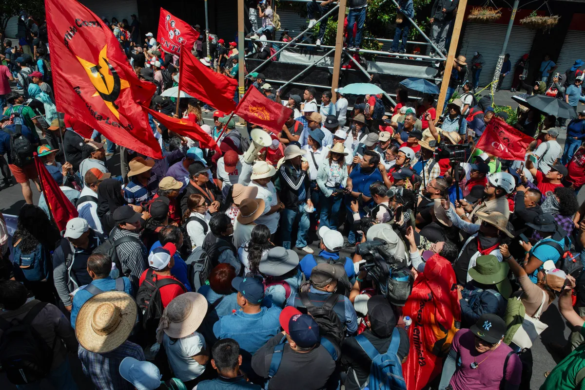 Mexico Teachers Hold National Strike