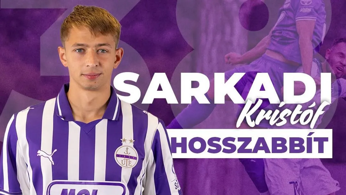 10:29 — NB I: hosszabbított az Újpest saját nevelésű játékosa – hivatalos