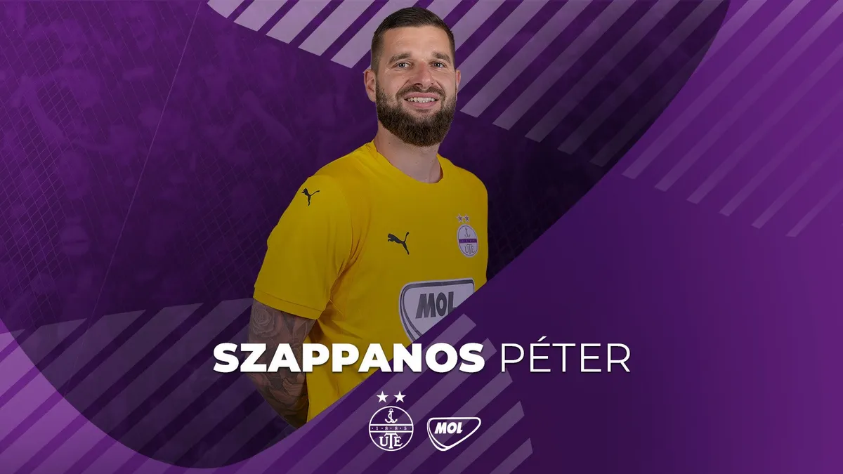 Az Újpest bejelentette Szappanos Péter szerződtetését