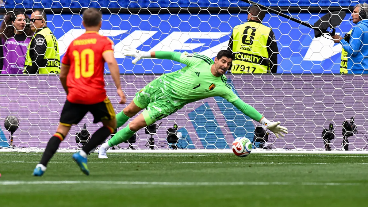 Courtois rekordot állított be az irániak ellen – statisztikák