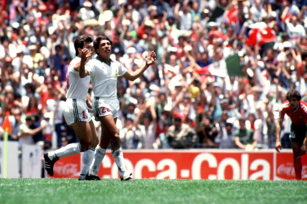 Soccer - World Cup Mexico 86 - Second Round - Mexico v Bulgaria