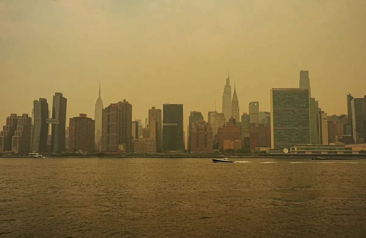 Canadian wildfire smoke returns to New York City