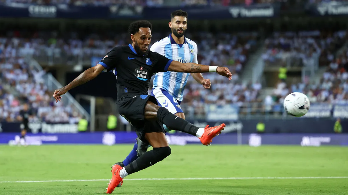 Aubameyang ismét betalált, de most sem nyert a Deportivo