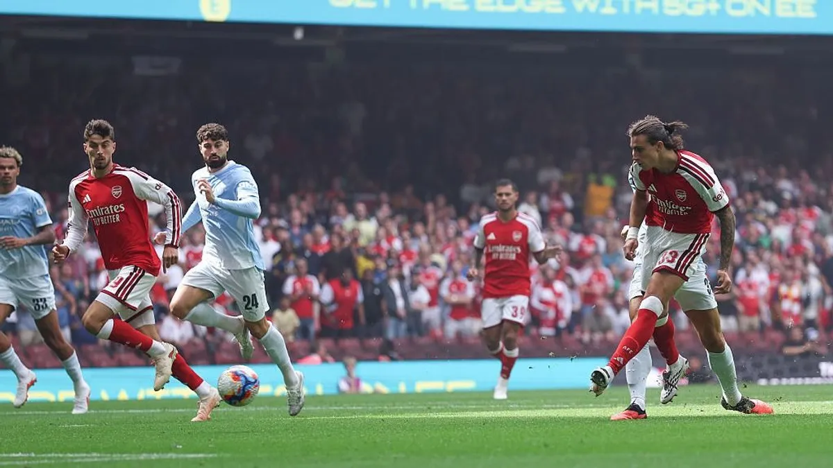 Már az első percben vezetést szerezetek a londoniak: Arsenal–Manchester City 1–0