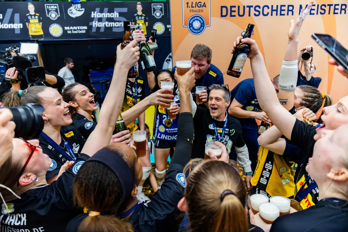 22.04.2026, GER, Volleyball, 1.Bl, Frauen, Saison 25/26, Finale PlayOff (Best of 5), VfB 91 Suhl Lotto Thueringen - Dresdner SC