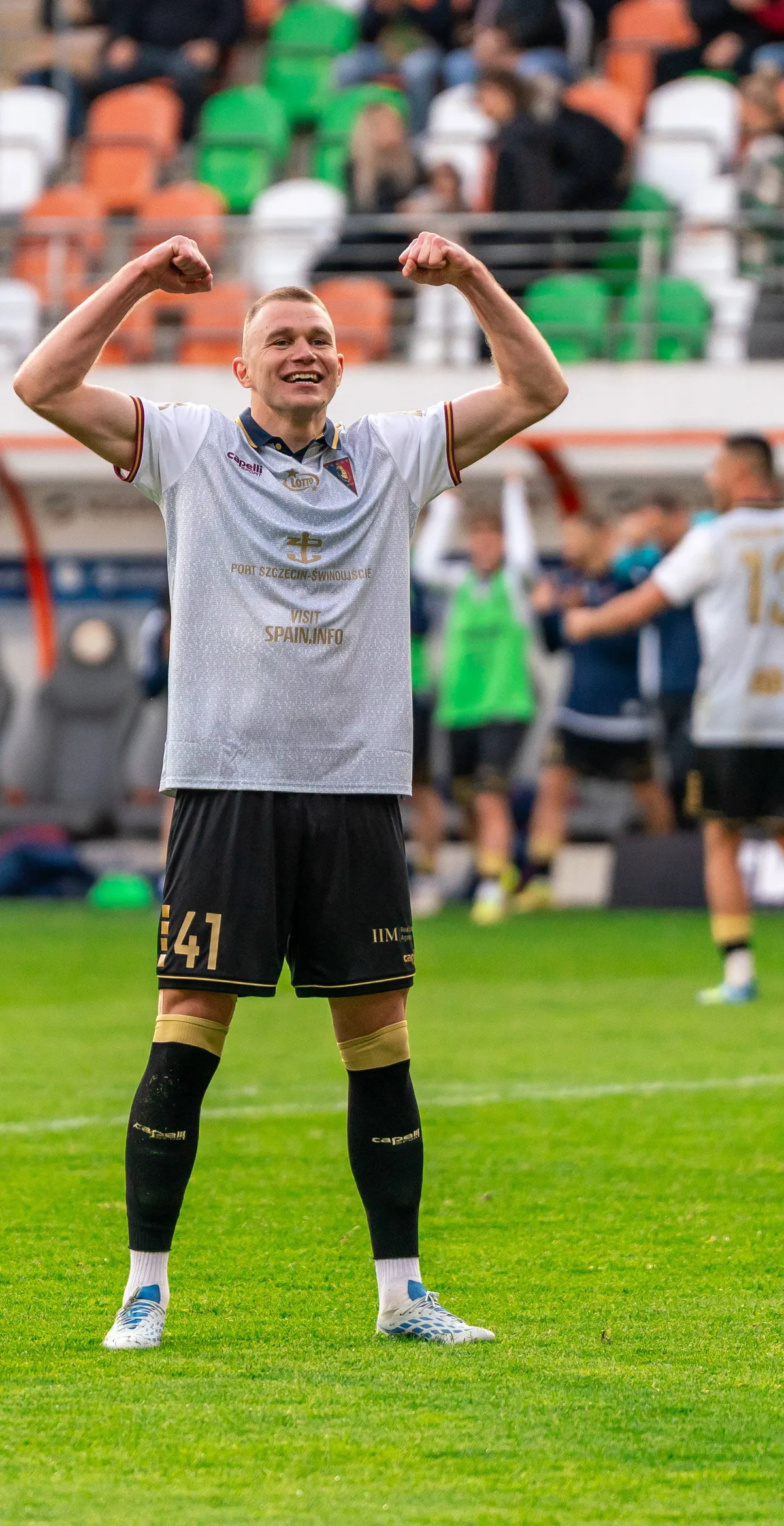 POLISH FOOTBALL TOP LEAGUE MATCH: ZAGLEBIE LUBIN -  POGON SZCZECIN