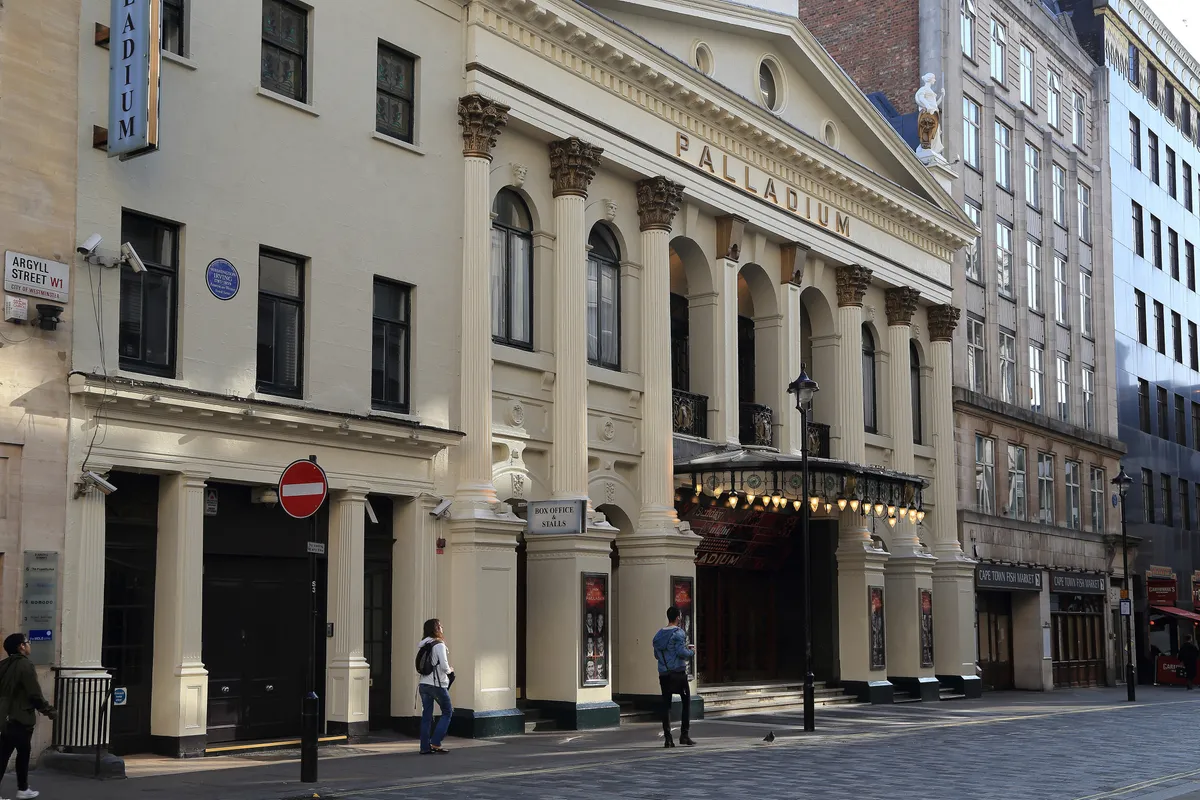 Theater Palladium, London, LONDON, GREAT BRITAIN - SEPTEMBER 21, 2014: The Palladium Theater is one