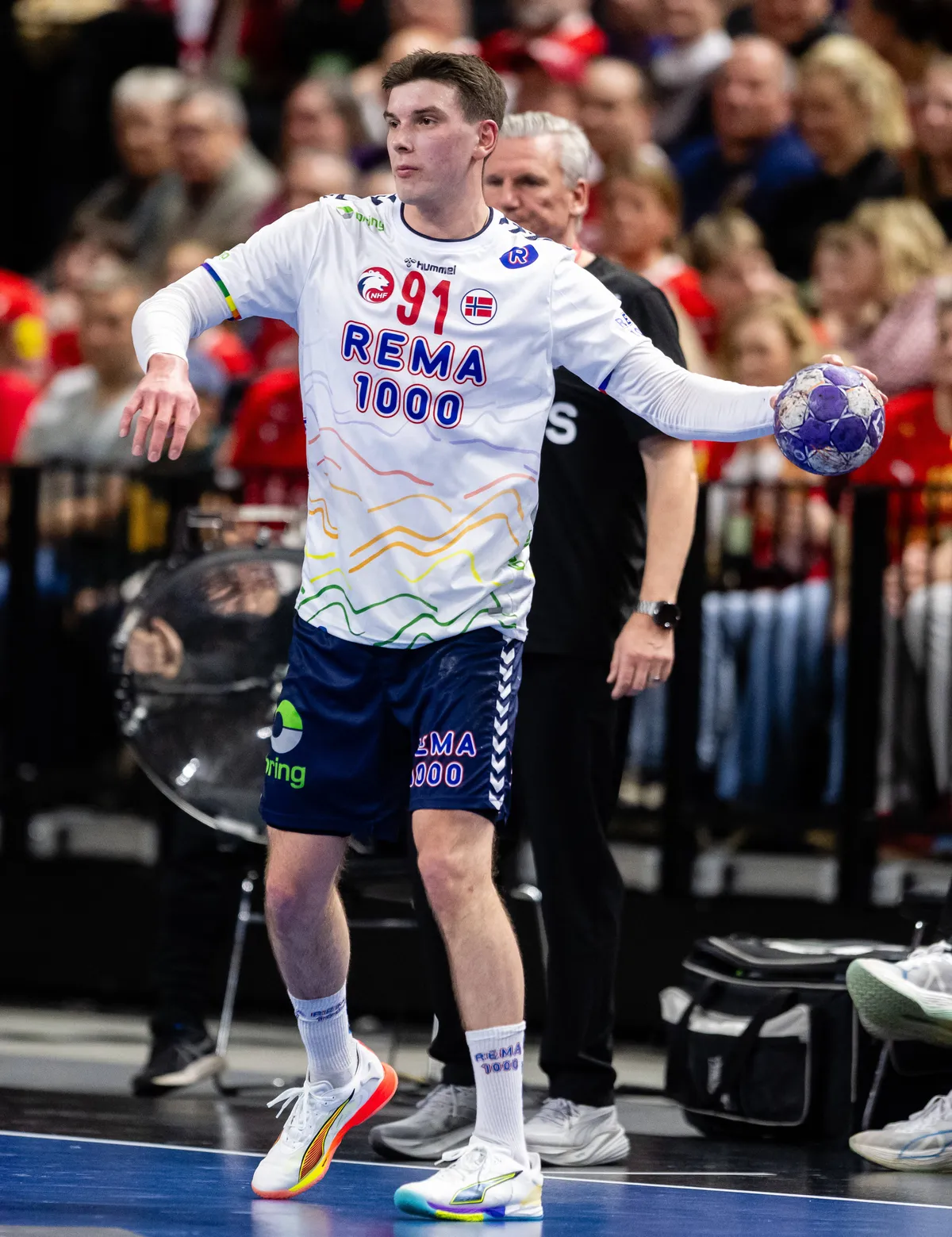 Denmark v Norway, Golden League handball, Copenhagen, Denmark